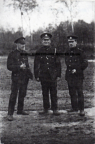 Frank Martin on right as a POW at Kreis Gifhorn.